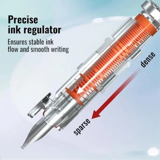Writech ปากกาหมึกซึม หมึกน้ำเงิน รุ่น W-784 Clictek Retractable Fountain Pen ขนาด Fine nib/ Medium