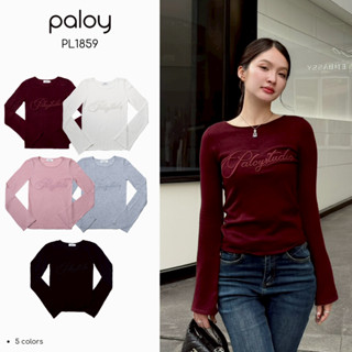 Paloy - PL1859 เสื้อยืดแขนยาวผู้หญิง Paloystudio