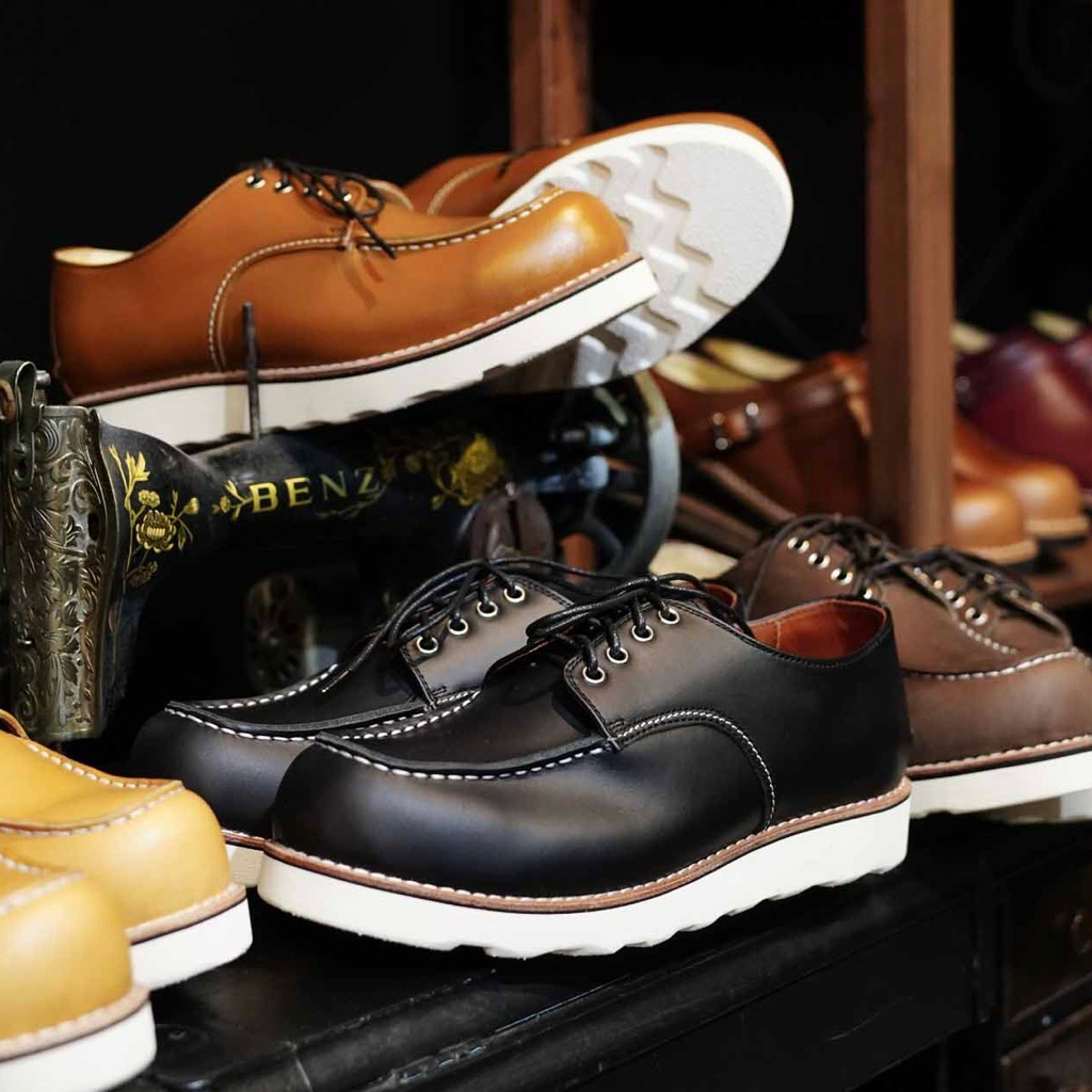 CAPTAIN LEATHER รองเท้าหนังแท้ รุ่น MOC TOE