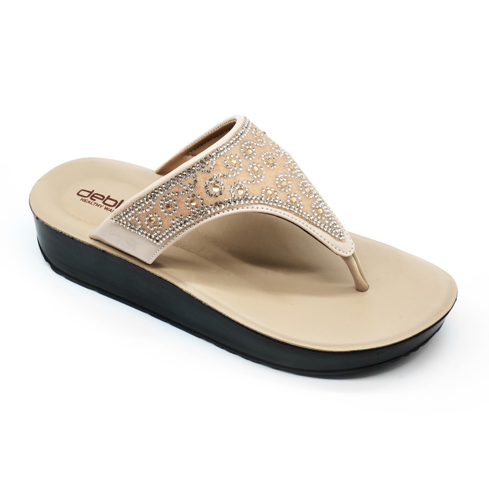 Delu รองเท้าแตะผู้หญิง รองเท้าแบบหนีบผู้หญิง สำหรับผู้หญิงเท้าปกติ รุ่น L9237