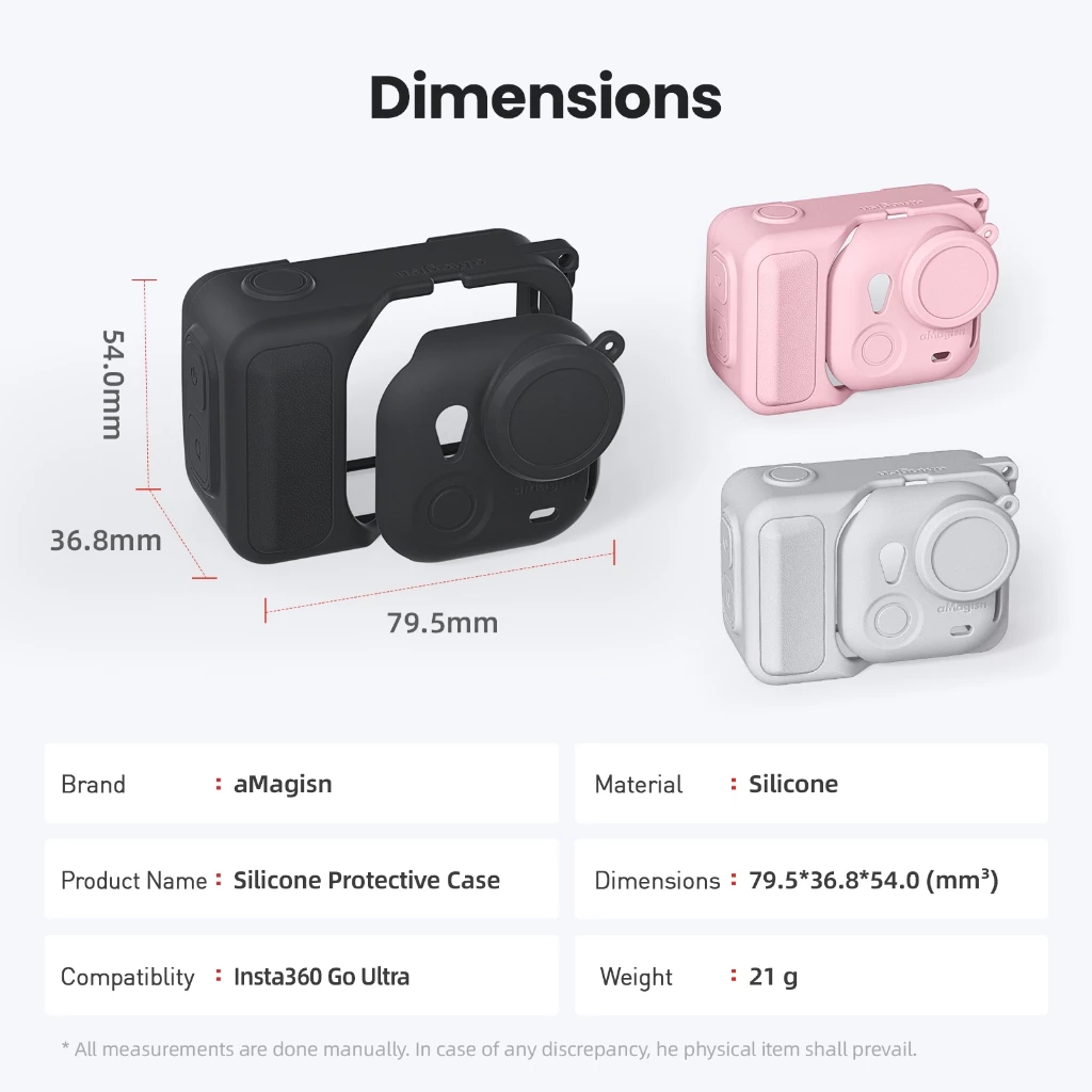 aMagisn GO Ultra silicone case เคสกล้องInsta360 GO Ultra thumbnail 10