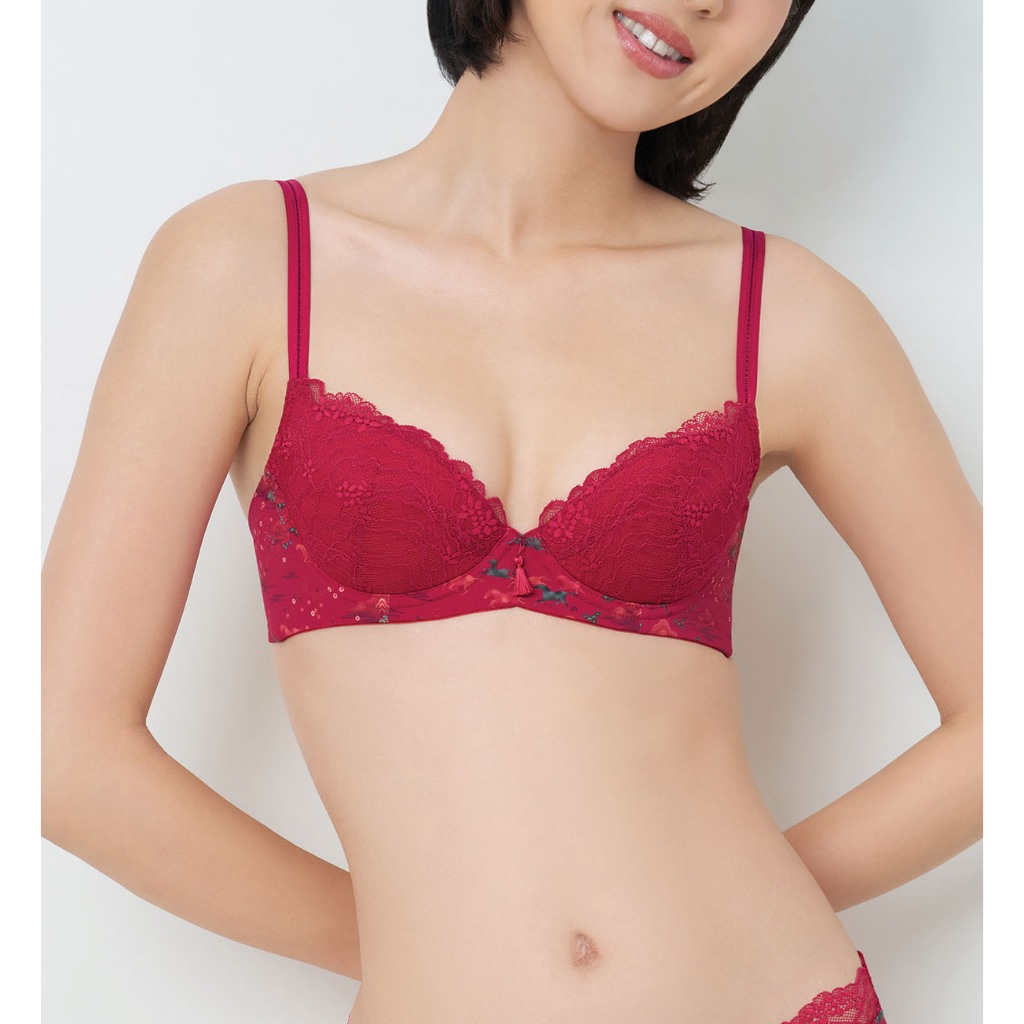 Triumph เสื้อชั้นในมีโครงดันทรง รุ่น Feifei Ruan Collaboration 2.0 WHU รหัส 10227002 สีแดง 2370 — صورة 4