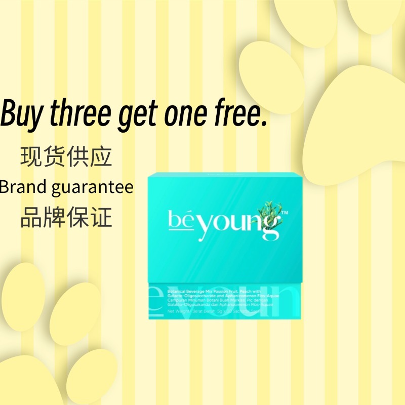 Buy 3 Get 1 Free BeYoung Gut-Brain-Skin Axis Booster | Gut Balance & Skin Glow 15 Sachets