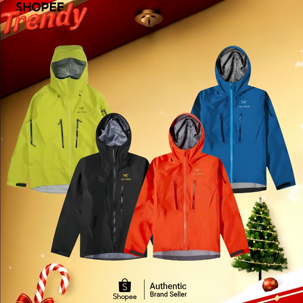 🌷ของแท้ 100% 🎆 Arcteryx Alpha Sv 6Alpha Jackets แจ็คเก็ต เสื้อผ้า สำหรับทั้งชายและหญิง