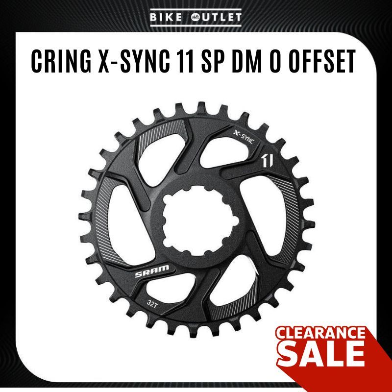 ล็อตสุดท้าย ใบจานหน้าจักรยาน SRAM CRING X-SYNC 11S Direct Mount 0mm Offset ขนาด 34T / 36T ของแท้