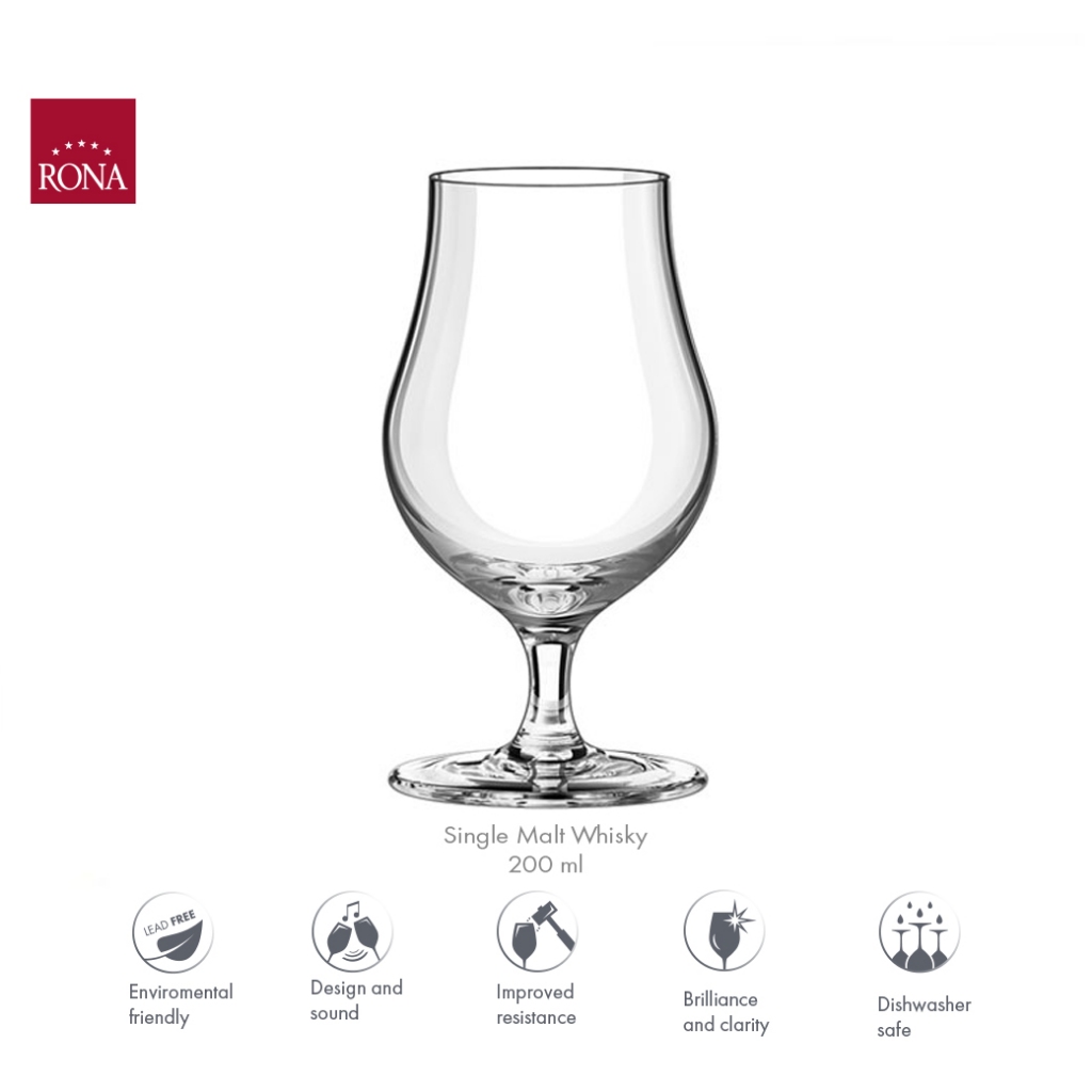แก้ว Rona Single Malt Whisky 200 ml