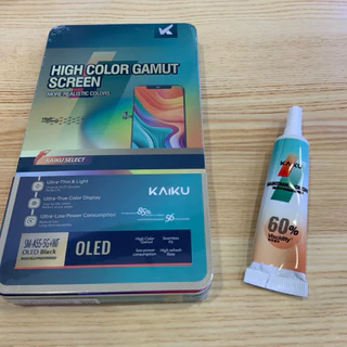 หน้าจอ Kaiku samsung A55 5G งาน oled พร้อมโครง อะไหล่ อะไหล่มือถือ จอพร้อมทัชสกรีน LCD Display Screen A55(5G) goik