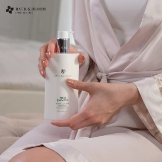 BATH & BLOOM Thai Jasmine Body Lotion บาธ แอนด์ บลูม โลชั่นบำรุงผิวกาย สำหรับผิวแห้ง กลิ่นดอกมะลิไทย