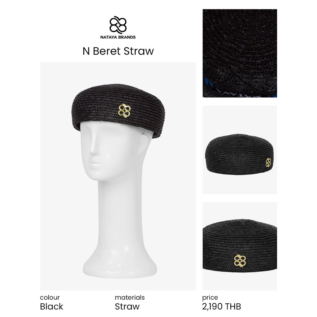 N Beret Straw nataya