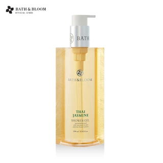 BATH & BLOOM Thai Jasmine Shower Gel บาธ แอนด์ บลูม สบู่เหลว เจลอาบน้ำ สูตรอ่อนโยน กลิ่นดอกมะลิไทย