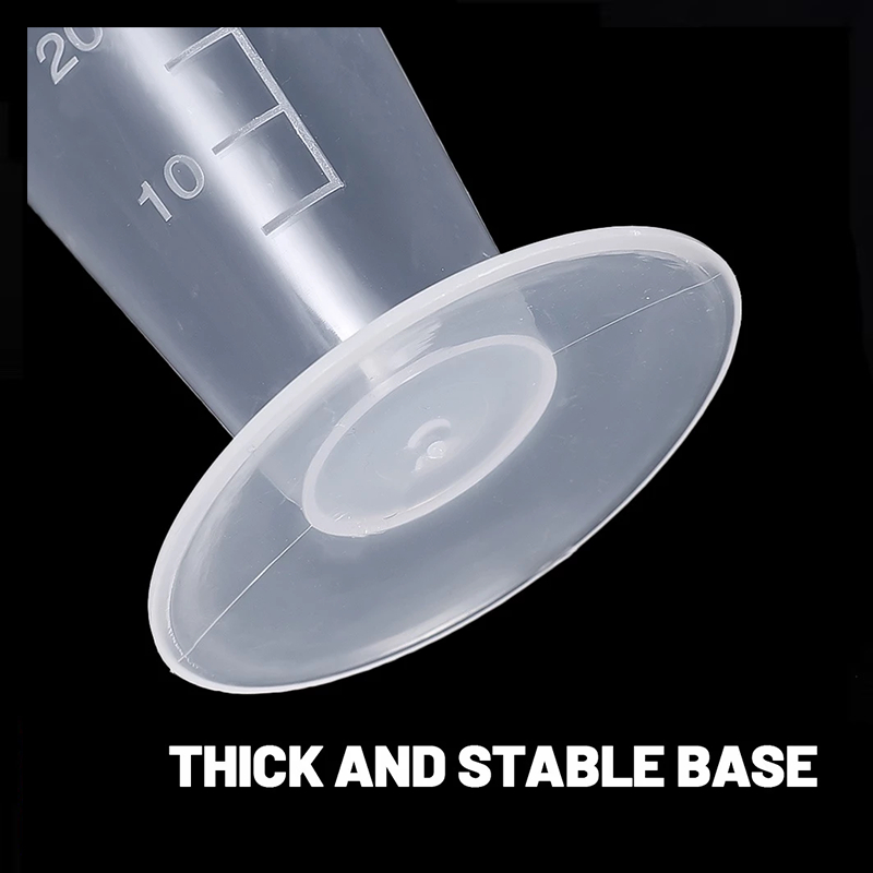 Homeware Store ถ้วยตวงพลาสติก ทรงสามเหลี่ยม ถ้วยตวงมีตาชั่ง เรียว ใส ทนอุณหภูมิสูง 50/100ml - รูปที่ 6