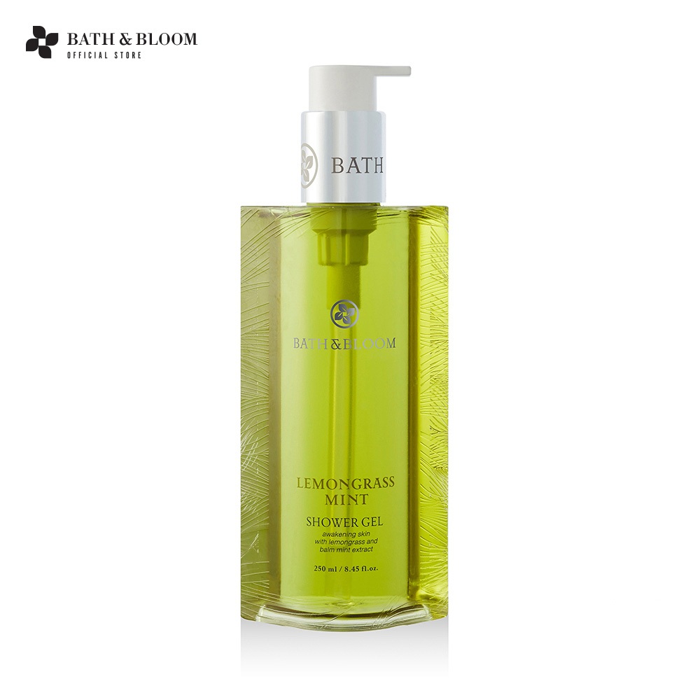 BATH & BLOOM Lemongrass Mint Shower Gel บาธ แอนด์ บลูม สบู่เหลว เจลอาบน้ำ ตะไคร้มิ้นท์ หอมสดชื่น