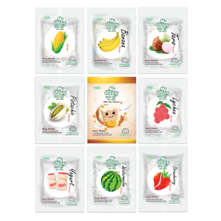 (ยกเเพ็ค) มายชูวี่ มิลค์แคนดี้ 67ก. ลูกอมนมเคี้ยวหนึบขนาด 67 กรัม / My Chewy Milk Candy Banana 67g. ( x 12 ชิ้น )