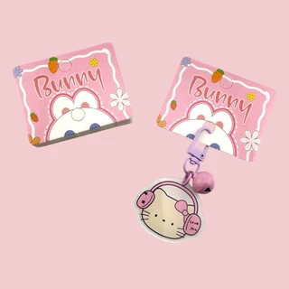(พร้อมส่ง) กระดาษใส่พวงกุญแจ แป้นห้อยพวงกุญแจ กระดาษลายน่ารัก ขนาด 6.3*5 cm จำนวน 50 แผ่น