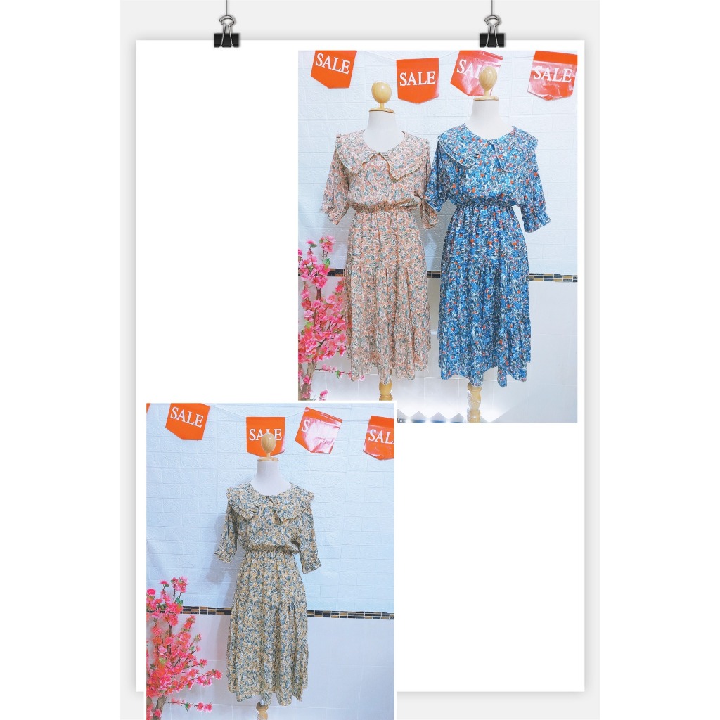 ชุดเดรส KOOKAI มี3สี พร้อมส่ง