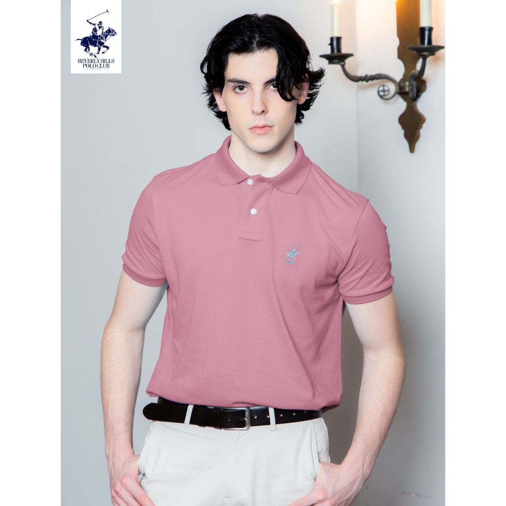 BEVERLY HILLS POLO CLUB  เสื้อโปโลแขนสั้นผู้ชาย CONFI-DRY รุ่น BN21424