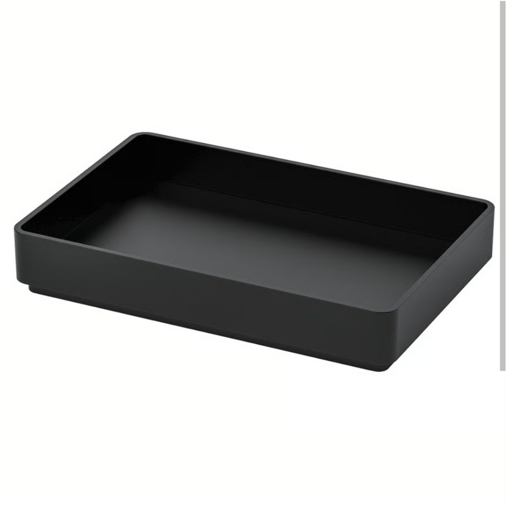 IKEAshopping SKOGSVIKEN สกูกสวีคเกนถาด, ดำ, 10x15 ซม.