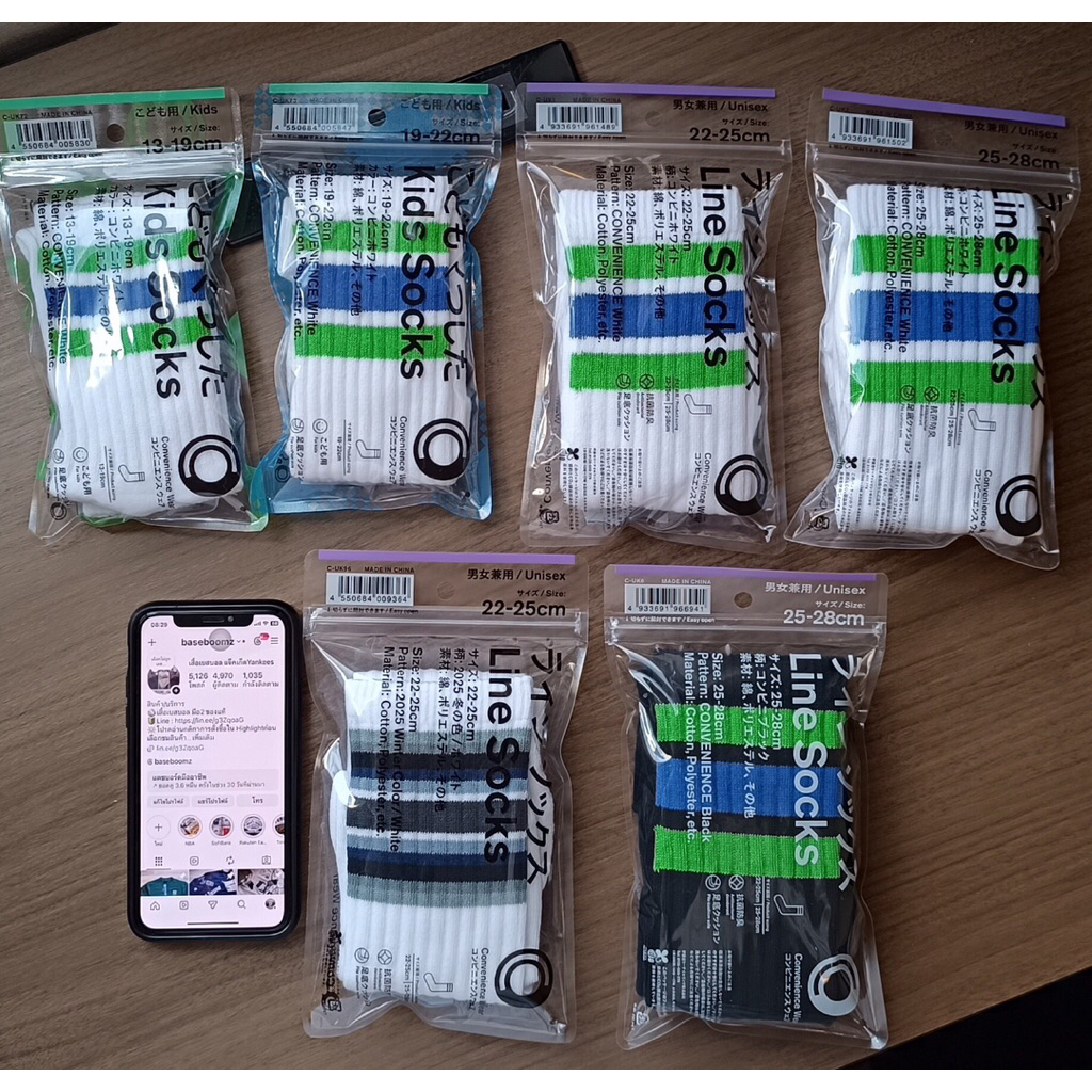 🧦🇯🇵ถุงเท้า FAMILY MART @JAPAN (UNISEX)🇯🇵