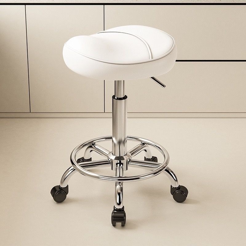 ยกเก้าอี้ขึ้นเก้าอี้ทำเล็บ ที่สะดวกสบายเก้าอี้หมุนเก้าอี้พนักงานต้อนรับพนักงานต้อนรับพนักงานต้อนรับเก้าอี้อานม้านั่งสีเง - รูปที่ 5