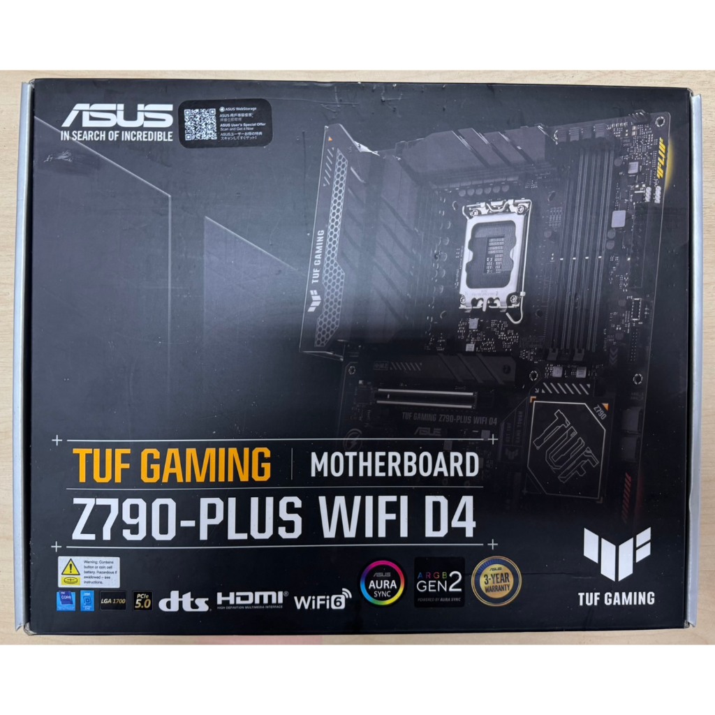 ASUS TUF GAMING Z790-PLUS WIFI D4 DDR4 (มือสอง)