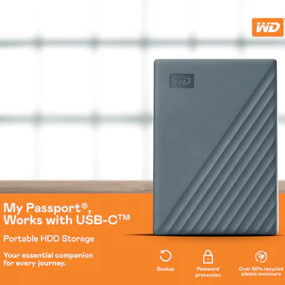 4TB 2TB 1TB My Passport Ultra HDD เอ็กซ์เทอร์นัลฮาร์ดดิสก์2.5'' Portable hard drives External Hard Disk USB3.0