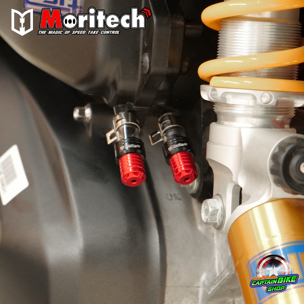 สายระบายท่อกรองอากาศแต่ง ตัวอุดท่อกรองอากาศแต่ง CNC Moritech V.2 GIORNO+ / LEAD125 / PCX160 / FORZA350 / CLICK150-160
