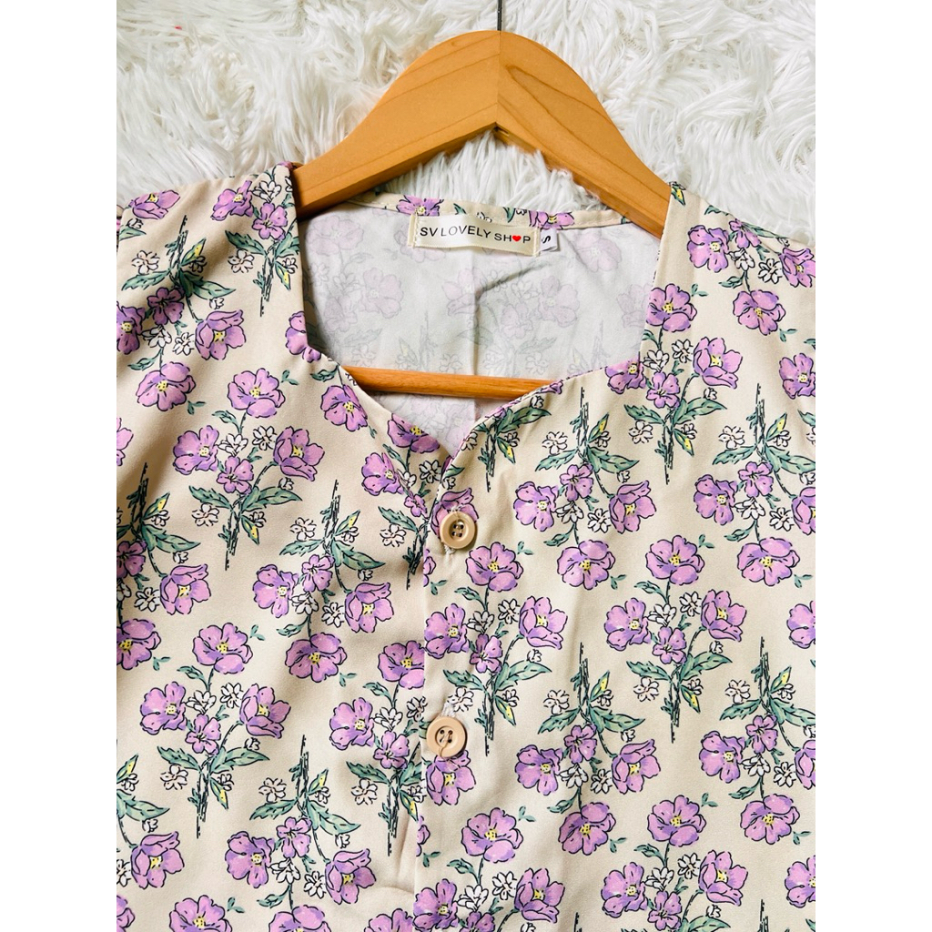 เสื้อลายดอก SV Lovely shop#S