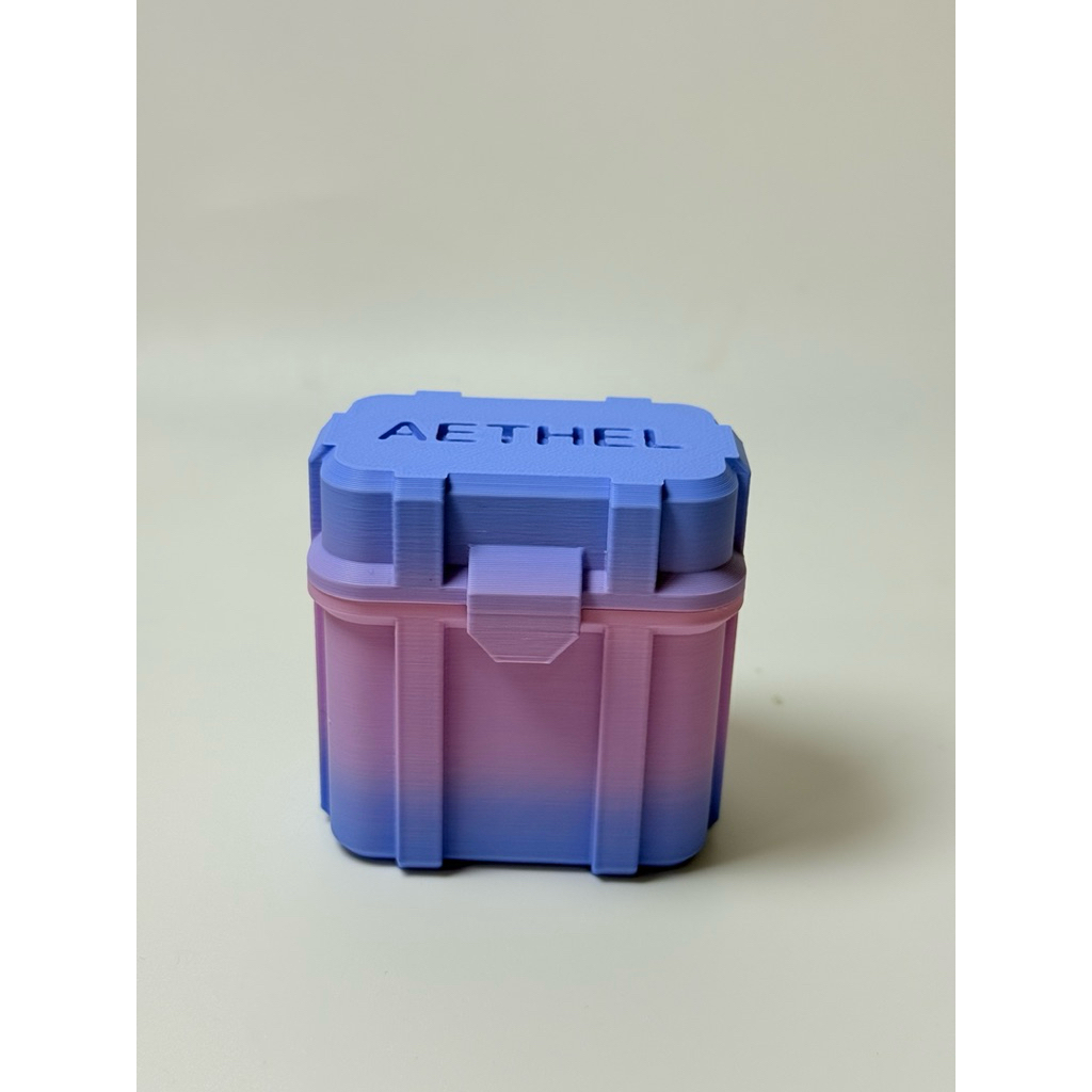 กล่องเก็บ BAC Water ขนาด 10ml. 2 ช่อง (แบบฝาพับ)