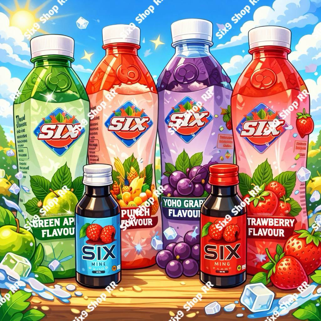 (set 1 แพ็ค 12 ขวด) น้ำผลไม้ Six-Energy ของแท้มี อย.