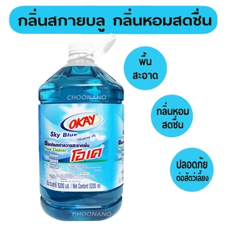 OKAY โอเค น้ำยาทำความสะอาดพื้น 5200 มล. (FC5200) น้ำยาถูพื้น น้ำยาถูบ้าน น้ำล้างพื้น