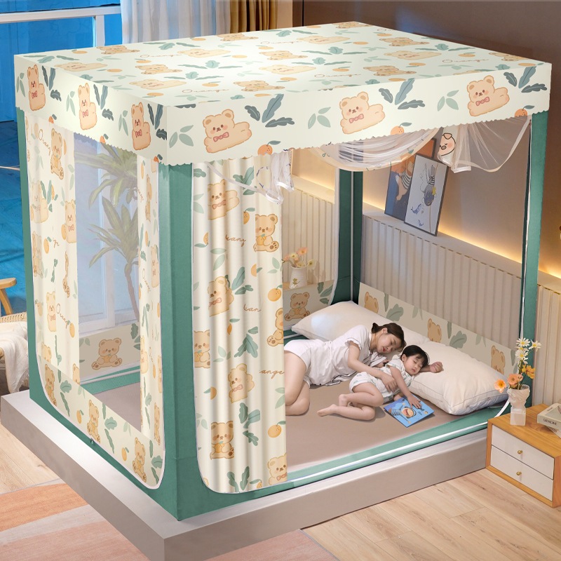 ถูก มุ้ง มุ้งครอบเตียง มุ้งมีม่าน มุงกันแมลง มุ้งกันฝุ่น 4 ฟุต 5 ฟุต 6 ฟต 6.6 ฟต มุ้งมีม่าน 3 ด้าน มุ้งกันยุง - รูปที่ 7