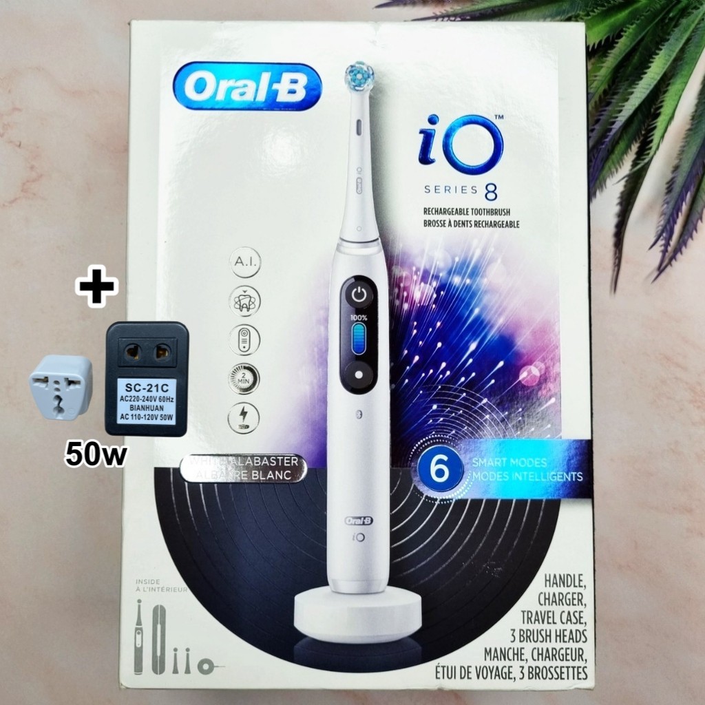 [Oral-B®] iO Series 8 Electric Toothbrush 6 Smart Modes Intelligents ออรัลบี แปรงสีฟันไฟฟ้า 6 โหมดอั