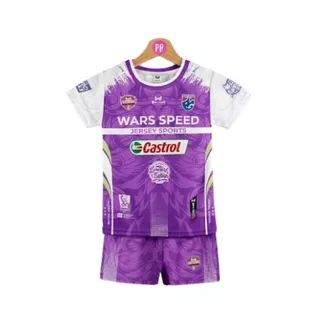 ชุดบอลชุดกีฬาเด็กเสื้อพร้อมกางเกงผ้านิ่มเย็นใส่สบายขนาดไซร้เด็ก1ขวบถึง13ขวบ ผ้าดี KIDS005