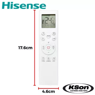 รีโมทแอร์ ไฮเซ่นส์ อะไหล่แอร์ Hisense Air Conditioner Remote Control รุ่น RCH-RSY2-0