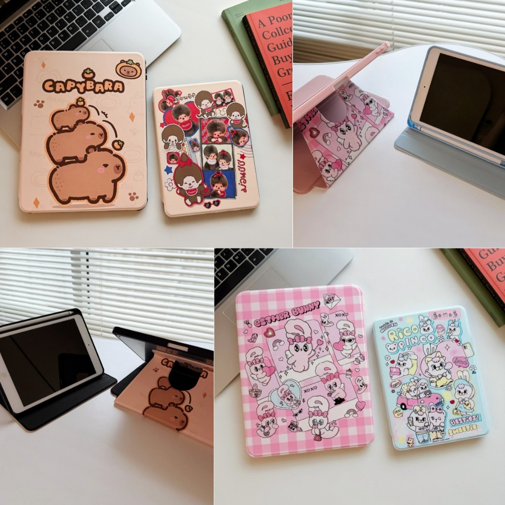 360 ไอแพดmini เคสซิลิโคนไอเเพด แบบใส่ปากกาได้10.9ไอแพด Air1 Air2 Pro9.7ไอแพด10.2 gen7 gen8ไอแพด10.5 