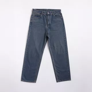 Jack Russel - Men Jeans กางเกงยีนส์ผู้ชาย ทรงขาบาน - Klassik J-6001/RB Baggy Low Rise Wide Leg Rust Fade