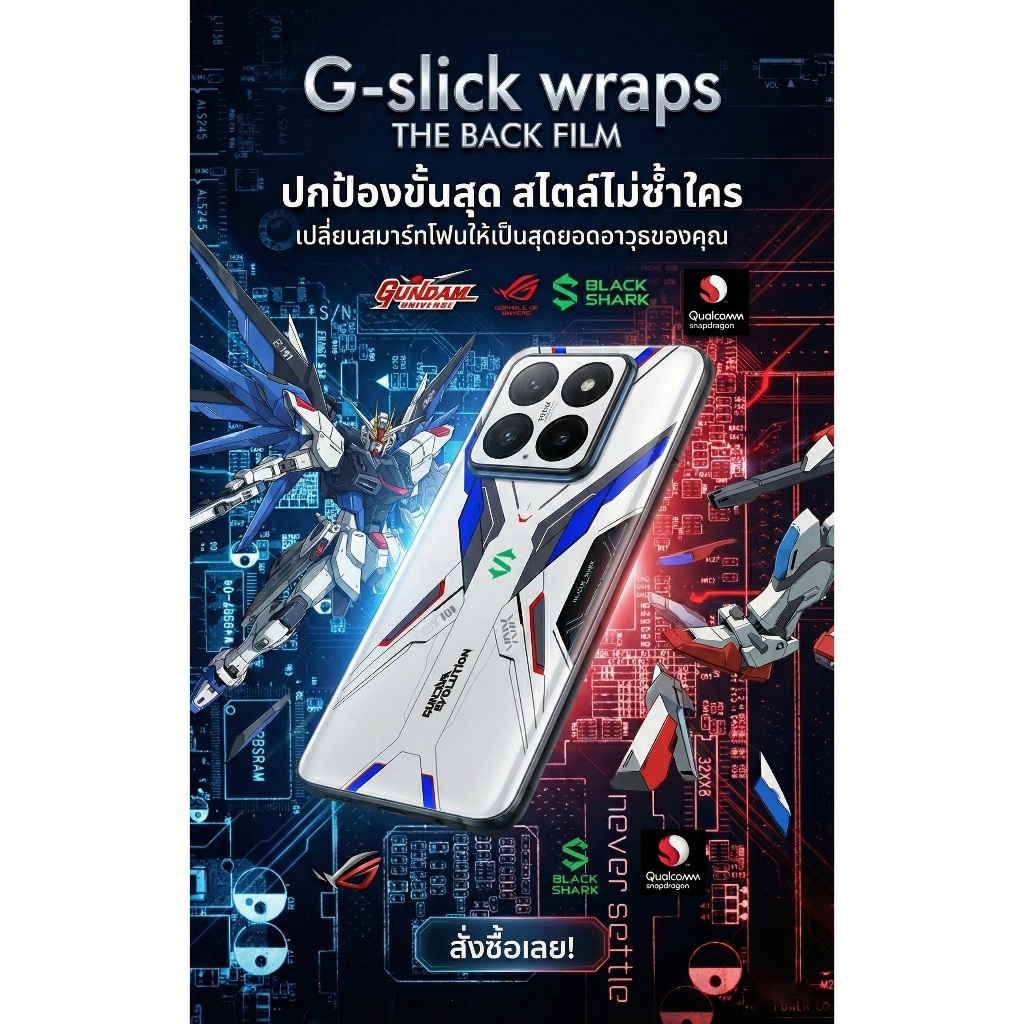 🔥พร้อมส่ง ฟิล์มกันรอยหลัง ฟิล์มหลัง ลายเคฟล่าใส Xiaomi14/14pro13/13pro/13t/13tpro Mi12Pro Mi11Lite M