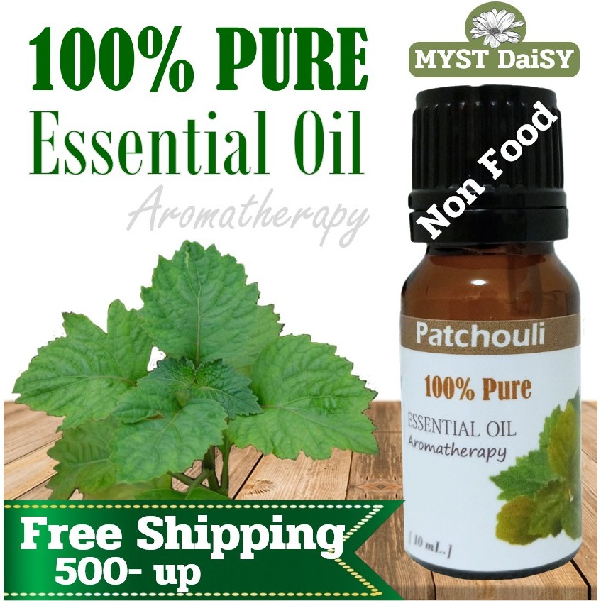 [10 mL.] Non-Food 100% Pure Essential Oil น้ำมันหอมระเหยแพทชูลี (Patchouli) บริสุทธิ์ 100%ไม่ผสม (ไม่ใช่กลิ่นสังเคราะห์)