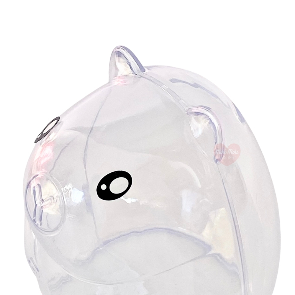 กระปุกออมสินใส ลายคาปิบาร่า กระปุกออมสินเด็ก กระปุกออมสินพลาสติกใส กระปุกออนสินอะคริลิค แบบใส มินิมอล เก็บออมเหรียญ - รูปที่ 2