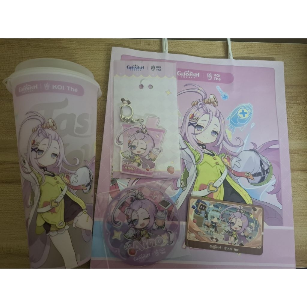 (พร้อมส่ง)  Genshin Impact x Koi The Combo set A Aino