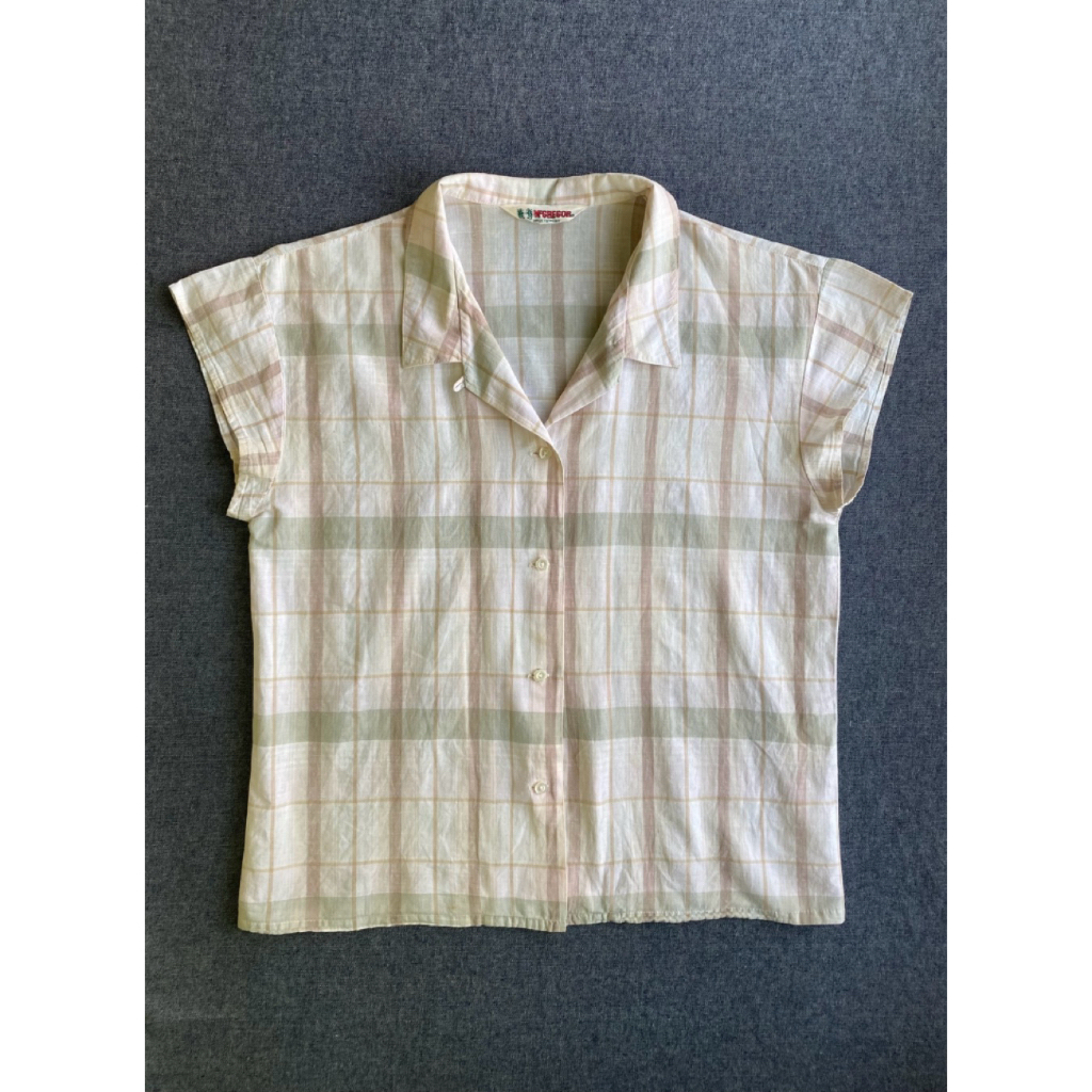 เสื้อเชิ้ต Vintage 80s mcgregor shirt - ของมือสอง -
