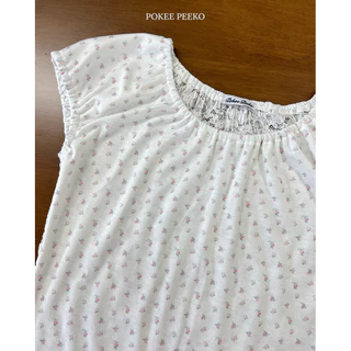 POKEE | MARY BLOUSE เสื้อเบลาส์แขนตุ๊กตา หลังลูกไม้ 🐭🍳(พร้อมส่ง)