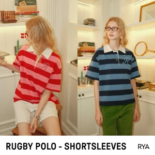 RYA Rugby Polo Shirt เสื้อโปโล คอปก แขนยาว ทรงสั้น ตัวหลวม