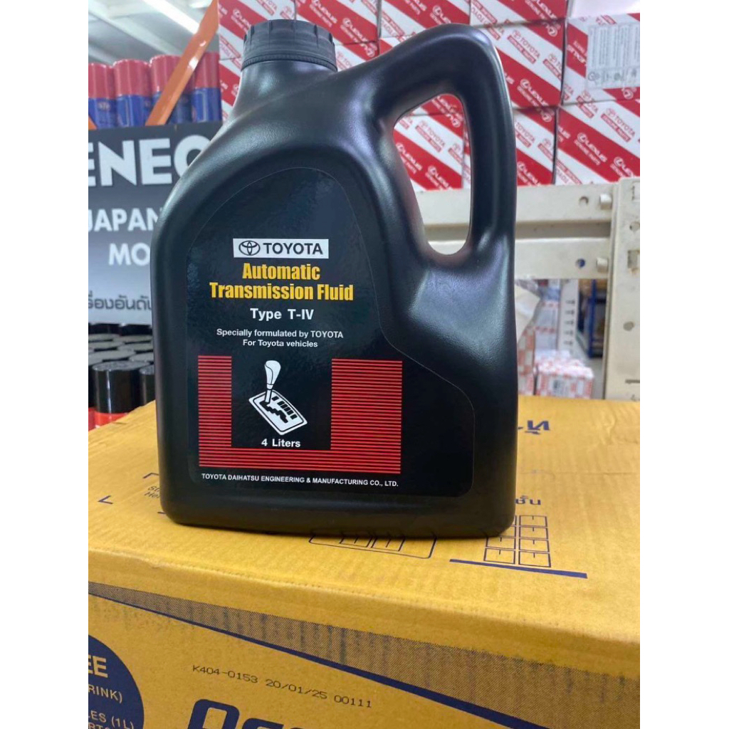 น้ำมันเกียร์ Toyota ATF WS 4 ลิตร สำหรับเกียร์อัตโนมัติ