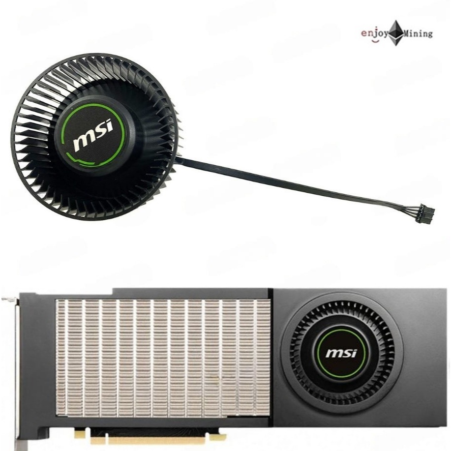 พัดลมการ์ดจอ MSI RTX 3080, 3080 Ti, and 3090 AERO reference graphics card cooling fan PLB08025B12HH