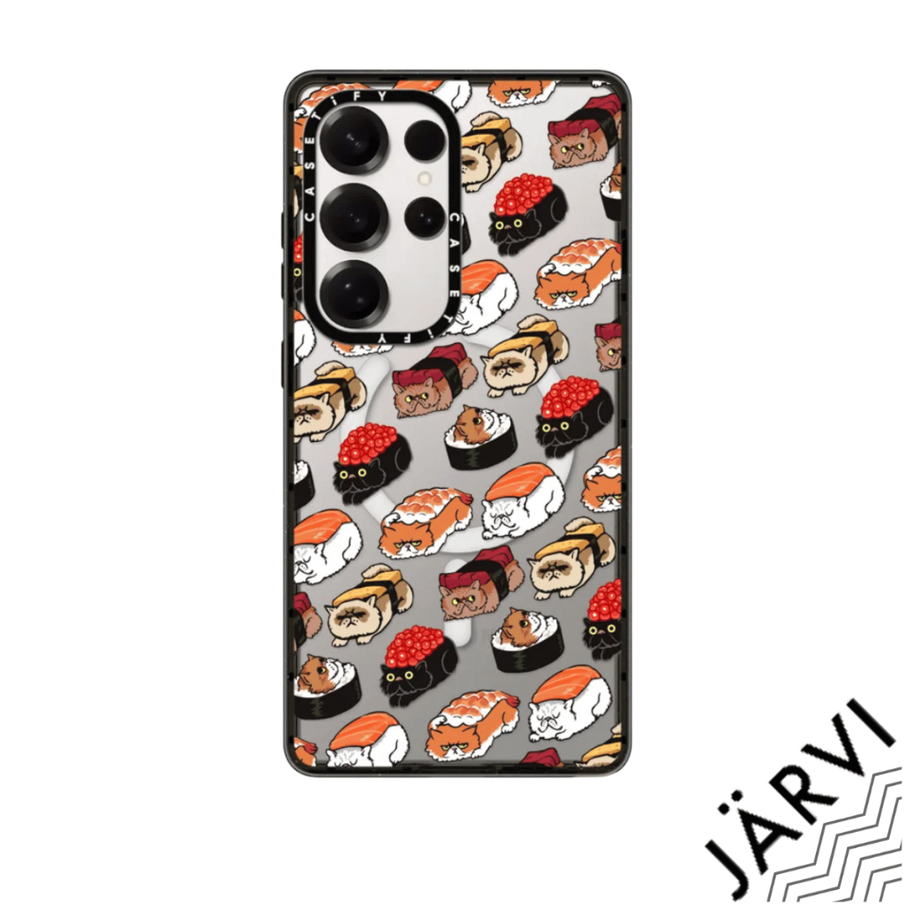 CASETiFY | Sushi Persian Cat [Huebucket] For iPhone Samsung แท้