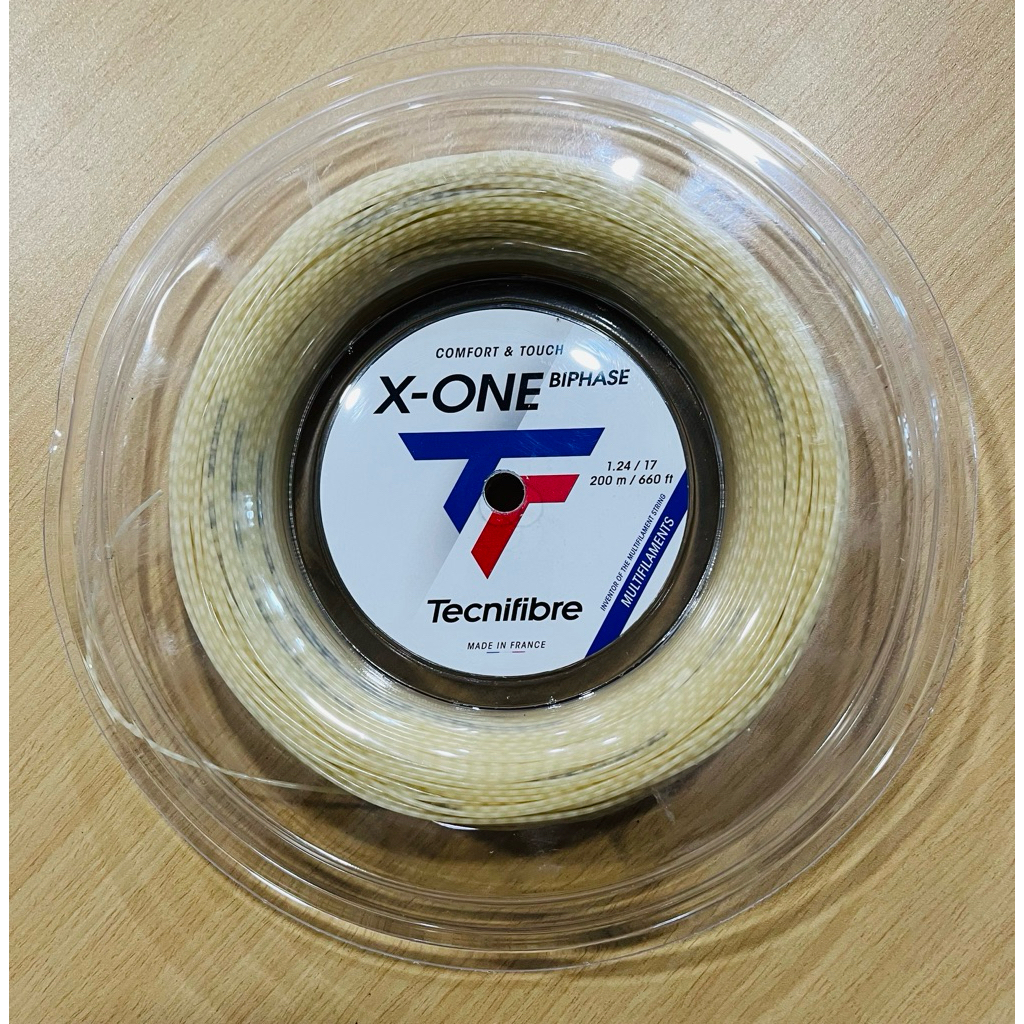 Tecnifibre เอ็นไม้เทนนิส X-One Biphase (ตัดแบ่ง 12m)
