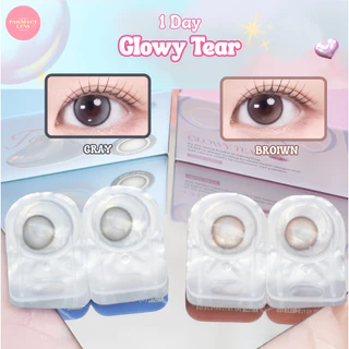 Glowy Tear - Brown & Gray 1 Day เลนส์รายวัน แบ่งขาย