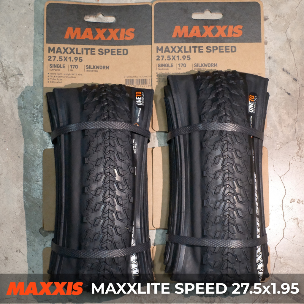ยางนอกพับ ยางเสือภูเขา MAXXIS รุ่น Maxxlite Speed 26x1.95 / 27.5x1.95 / 29x2.00