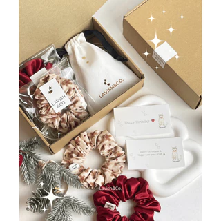 🎁 Lavish Scrunchies Box Set | ชุดของขวัญยางมัดผม Handmade 🎀